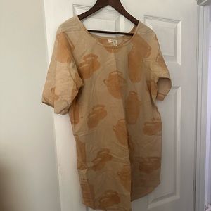 Po-em small “jug” hand block print tunic